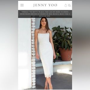 Jenny Yoo little white dress